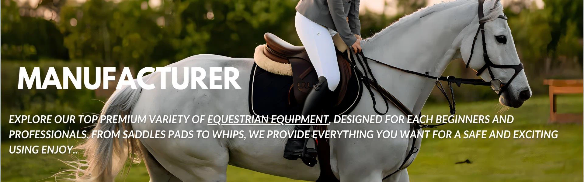 Horse equipment manufacturer in China